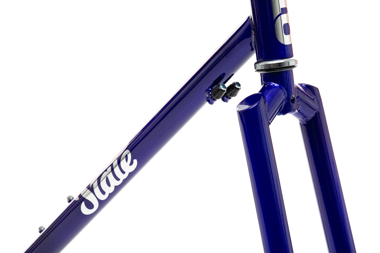4130 Road - Frame & Fork Set - Sapphire & Chrome - Image 4