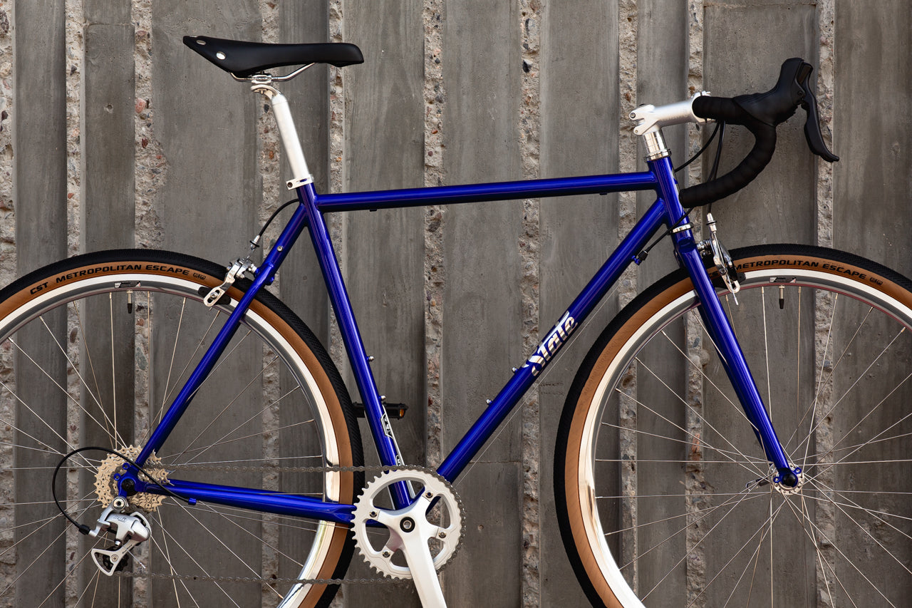 4130 Road - Frame & Fork Set - Sapphire & Chrome - Image 5