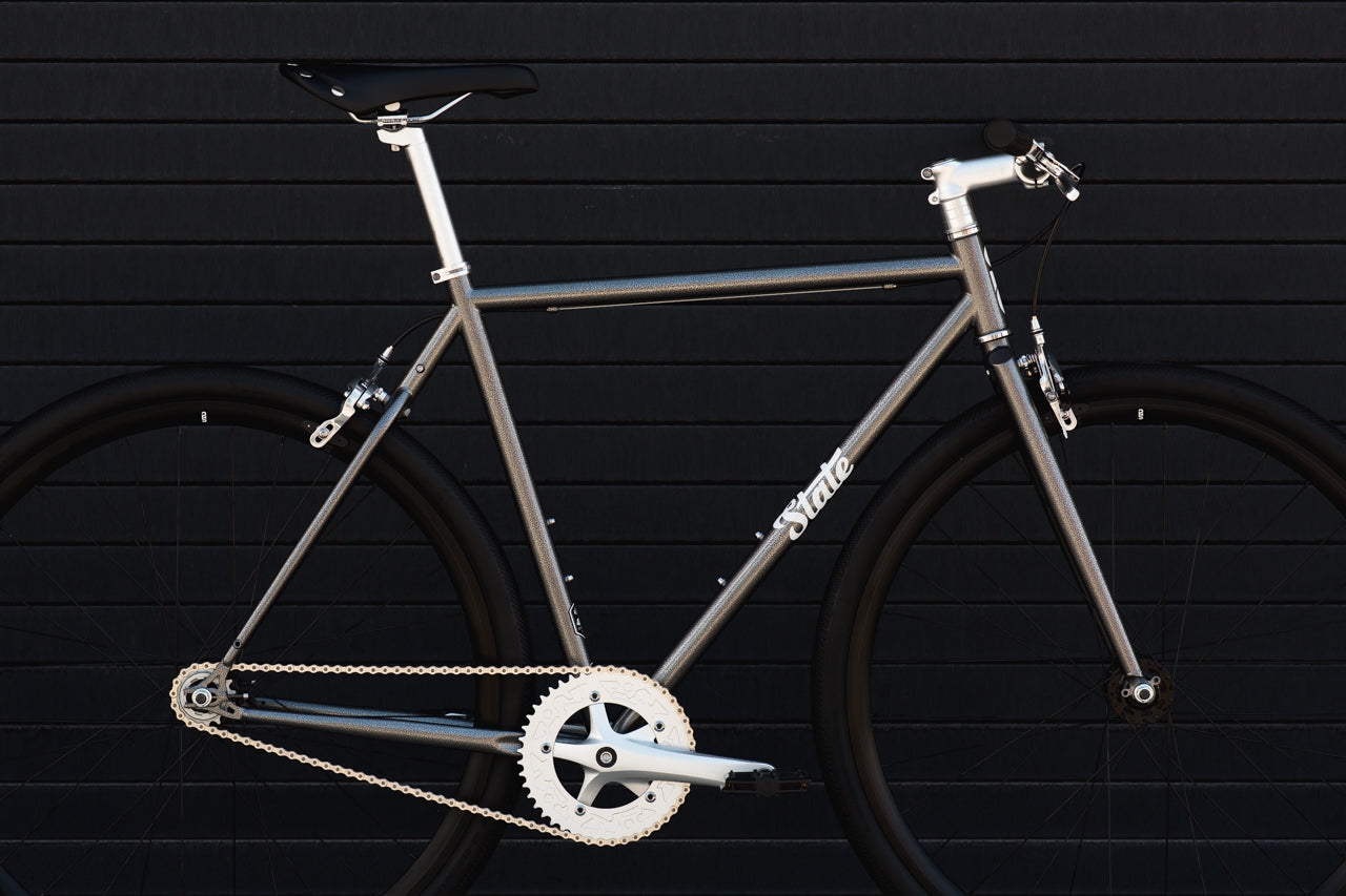 4130 Steel - Fixed Gear / Single-Speed - Frame Set - Hammered Powder Coat - Image 6