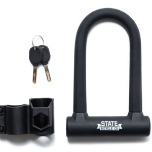 Alternative view of State Bicycle Co. - Hardened-Steel U-Lock (Silicon Coated)